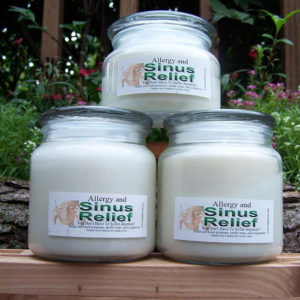 Allergy and Sinus Relief Soy Candles by Candle Crest Soy Candles