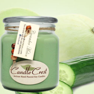 Cucumber Melon Scented Candles by Candle Crest Soy Candles Inc