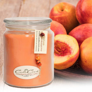 Nectarine & Ginger Scented Soy Candles by Candle Crest Soy Candles Inc
