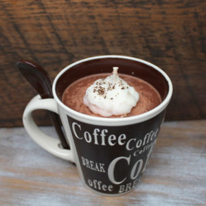 Coffee Lovers Gift - Coffee Cup Candles by Candle Crest - Black Cup