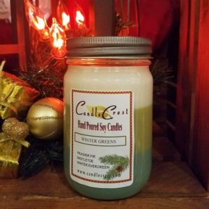 Three Scented Holiday Candles by Candle Crest Soy Candles Inc