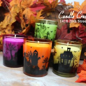 Colorful Halloween Fall Candles by Candle Crest