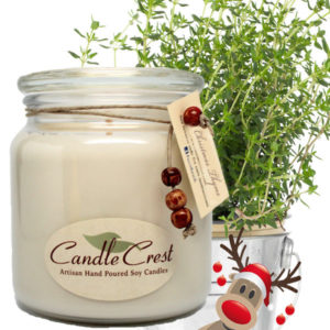 Christmas Thyme Soy Candles by Candle Crest Soy Candles