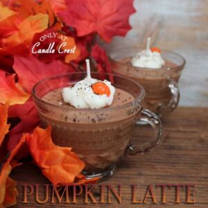 Pumpkin Latte Cup Candles by Candle Crest Soy Candles