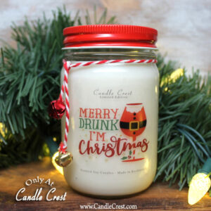 Merry Drunk Holiday Candle