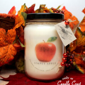 3 Fragrances in One - Simple Apple Fall Candle by Candle Crest