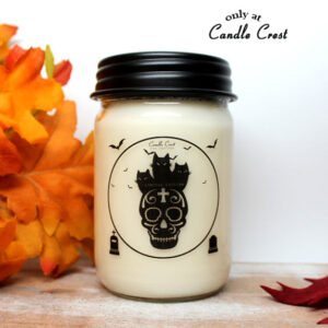 Black Cat/Skull Candle by Candle Crest Soy Candles