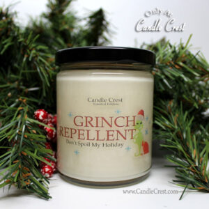 Grinch Repellent Candle by Candle Crest Soy Candles